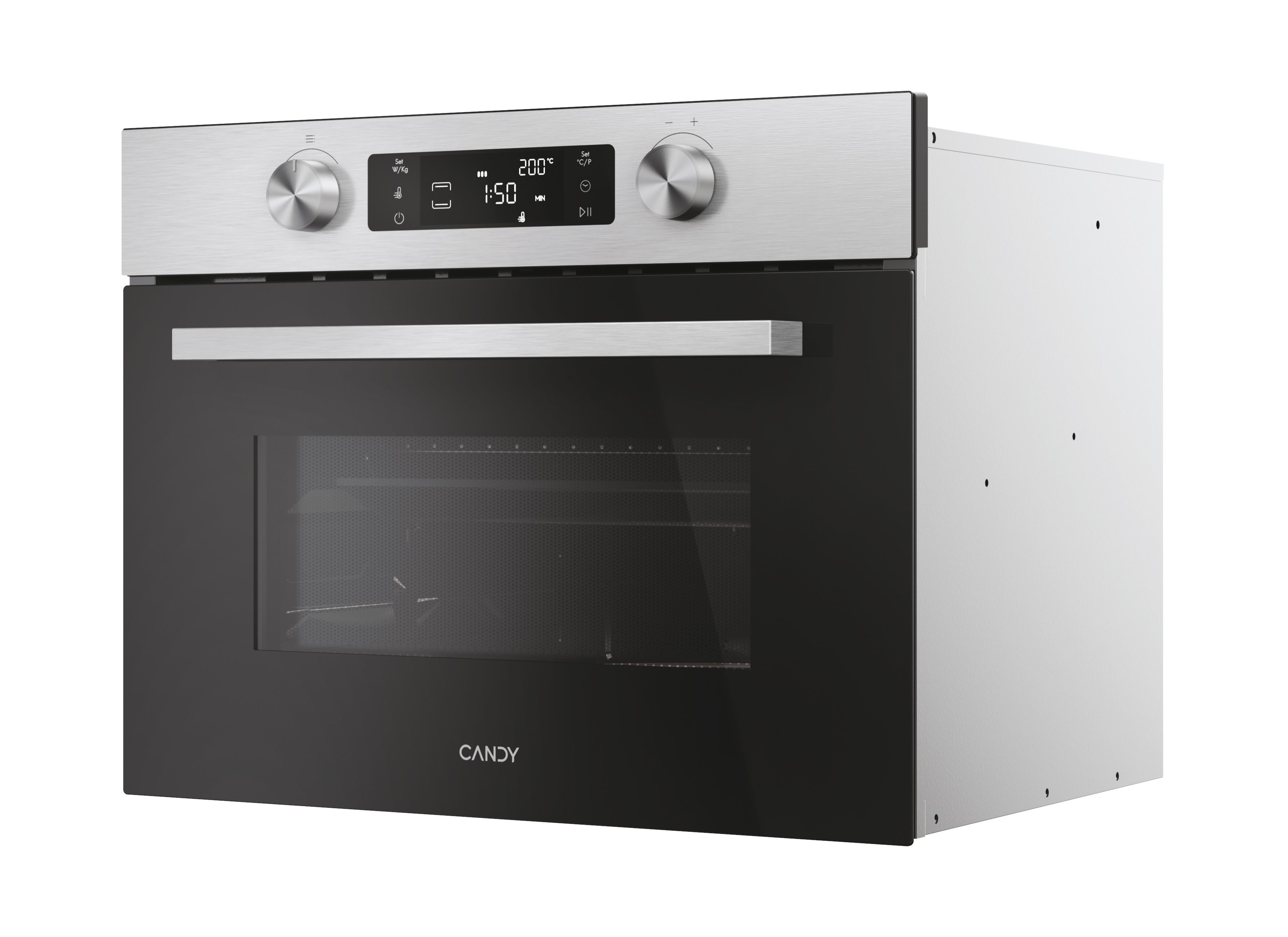 Micro-ondas Encastrável com Grill Candy CA4MWNBB6N de 44 Litros - Inox Inox-4