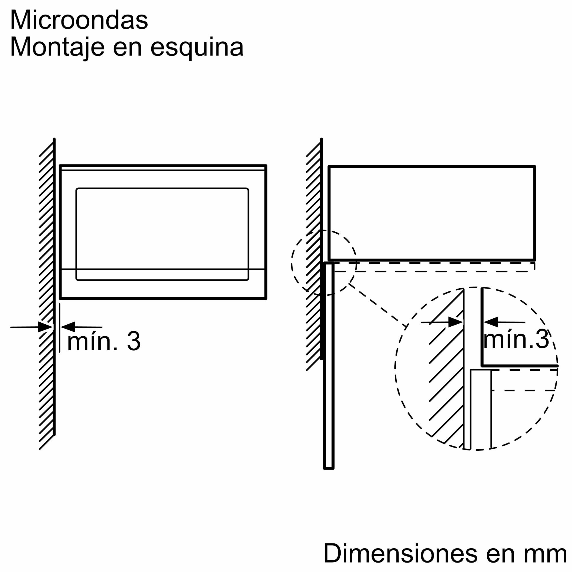 Micro-ondas Encastrável Balay 3CP5002N3 de 20 Litros - Vidro Preto Vidro preto-6