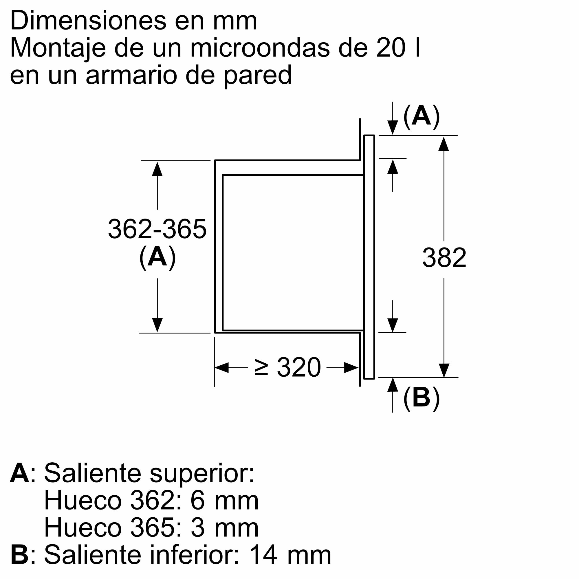 Microondas integrable Balay 20 litros - 3CG6142B4 6