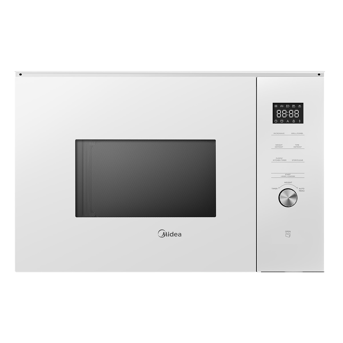 Midea - Microondas Integrable MIDEA 25 litros, Inverter, con grill - MBMTG925E.