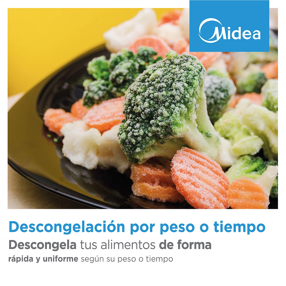 Micro-ondas com Grill Encastrável Midea MBMTG925E-X Inverter e de 25 Litros - Inox e Vidro Preto Branco-6