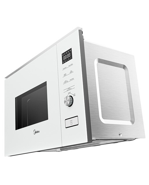 Micro-ondas com Grill Encastrável Midea MBMTG820H-X de 20 Litros - Inox e Vidro Preto Branco-2