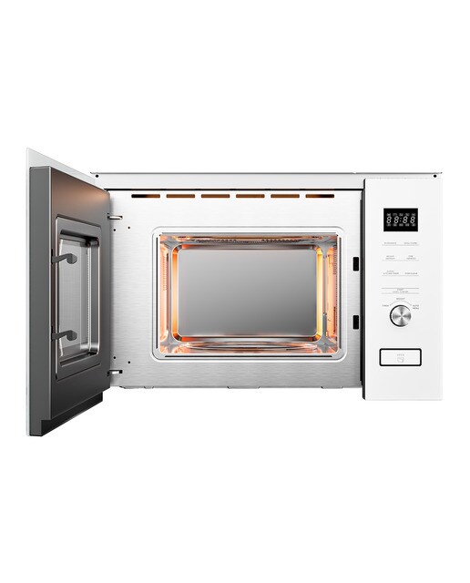 Micro-ondas com Grill Encastrável Midea MBMTG820H-X de 20 Litros - Inox e Vidro Preto Branco-4