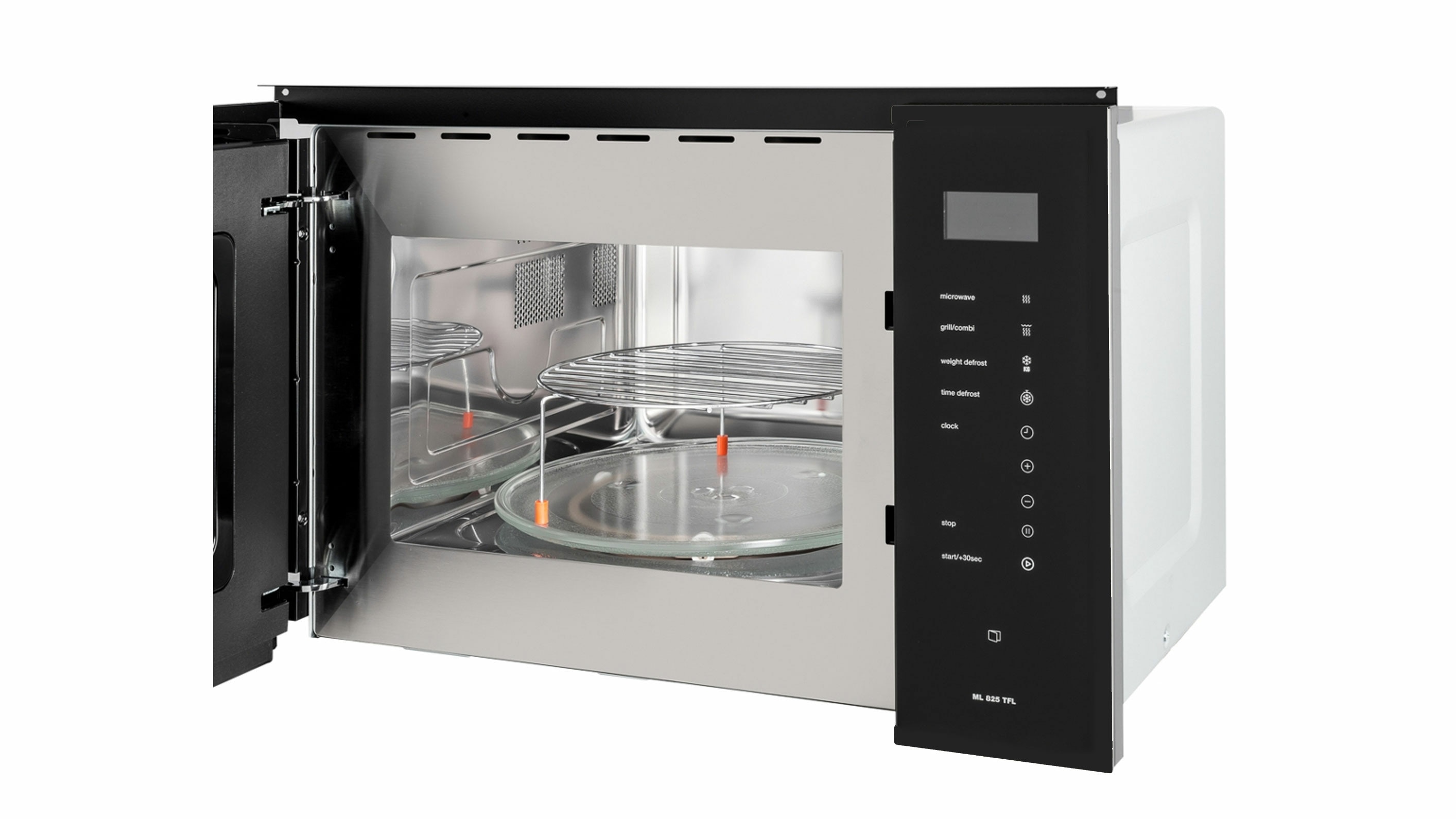Microondas integrable Teka 25 litros con grill - ML 825 TFL BK - Negro Negro-2