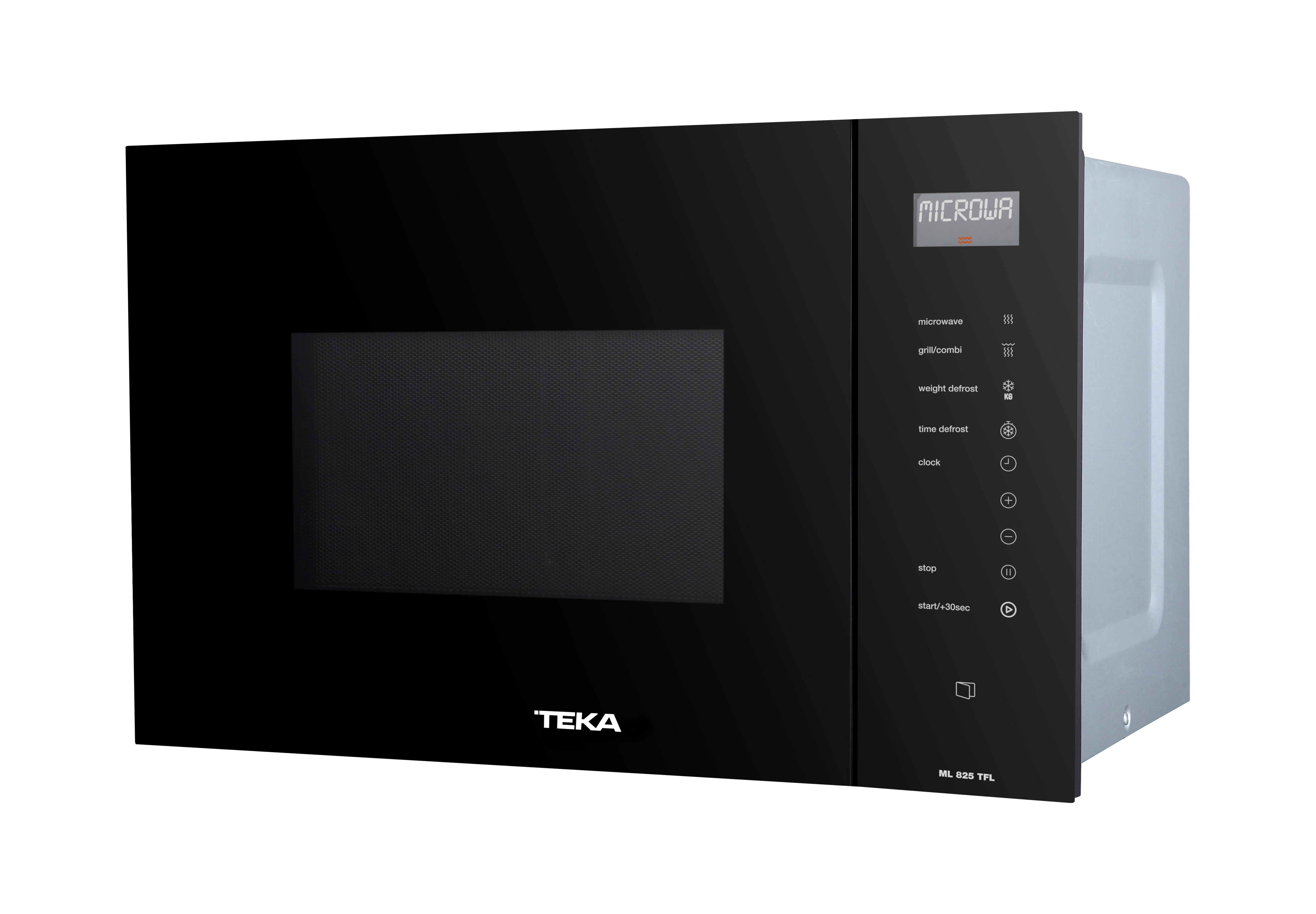 Microondas integrable Teka 25 litros con grill - ML 825 TFL BK - Negro Negro-3