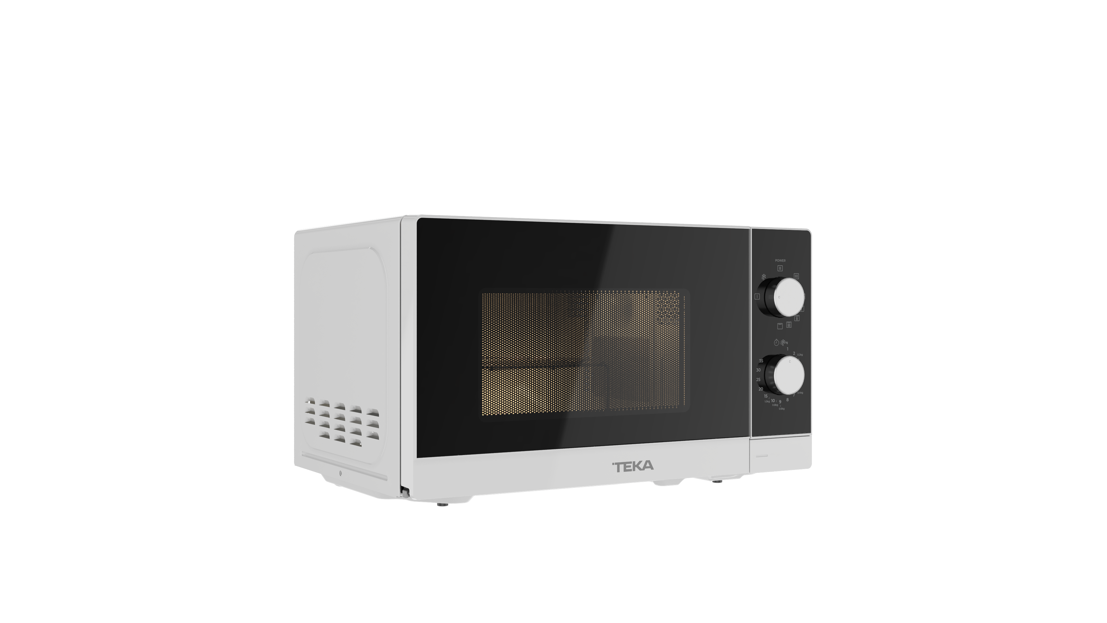 Microondas Teka 20 litros con 5 niveles de potencia - MW FS20 G Blanco-2