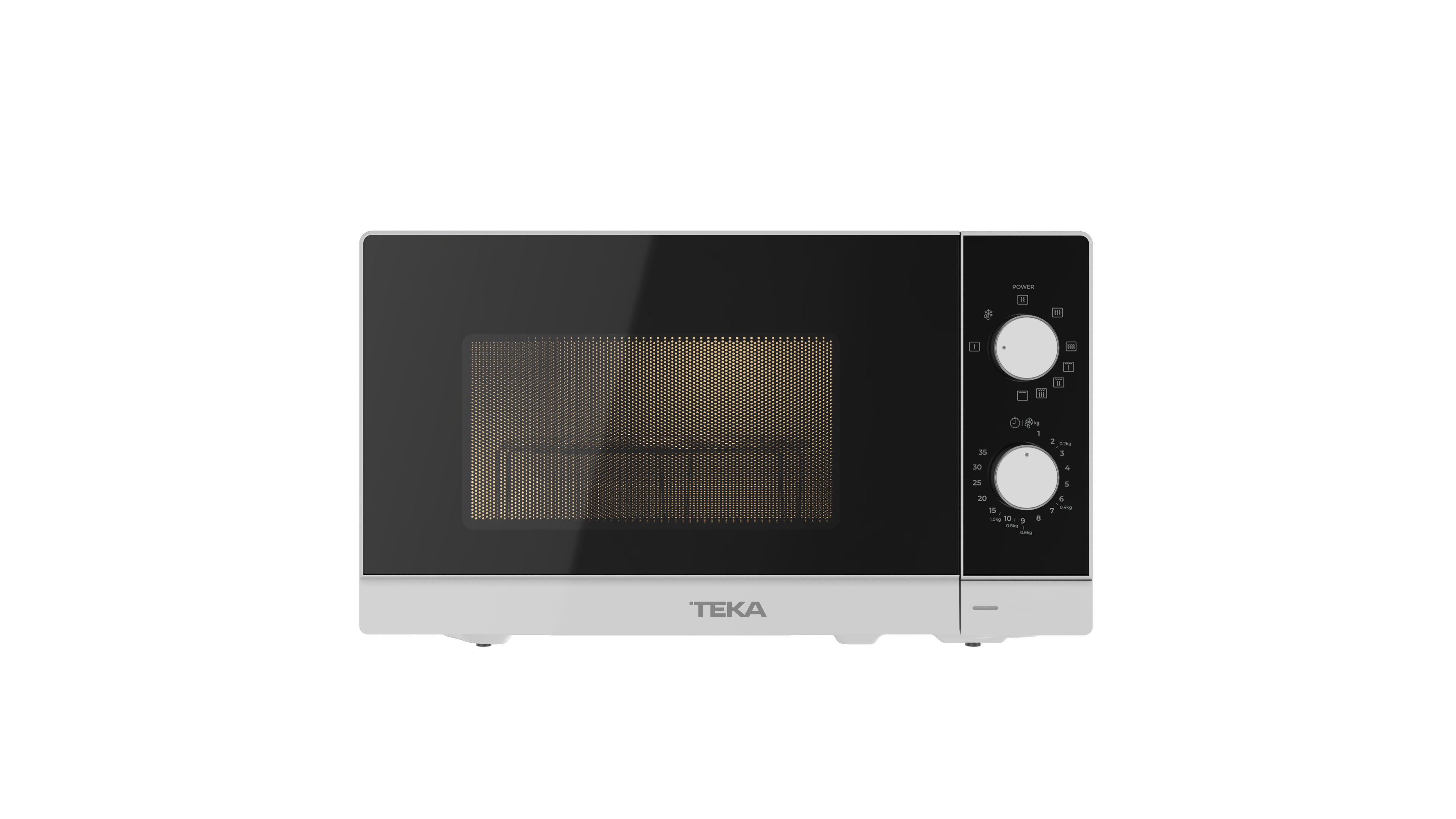 Microondas Teka 20 litros con 5 niveles de potencia - MW FS20 G Blanco-4