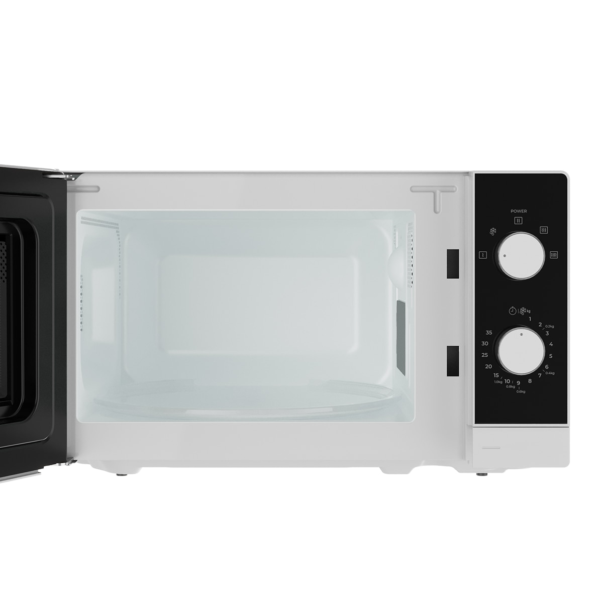 Microondas Teka 20 litros con 5 niveles de potencia - MW FS20 WH Negro-5