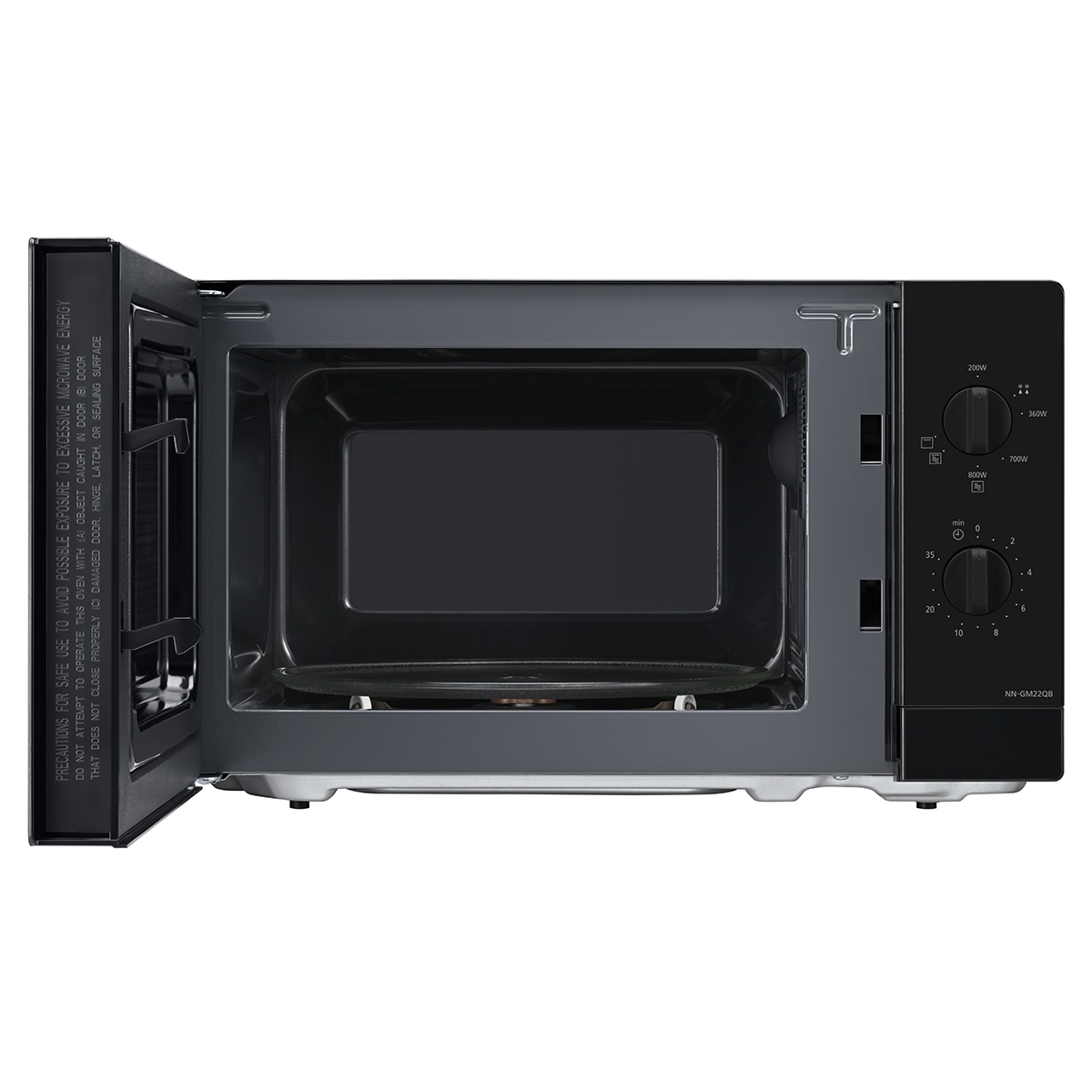 Microondas Panasonic 20 litros y grill - NN-GM22QBEPG 3