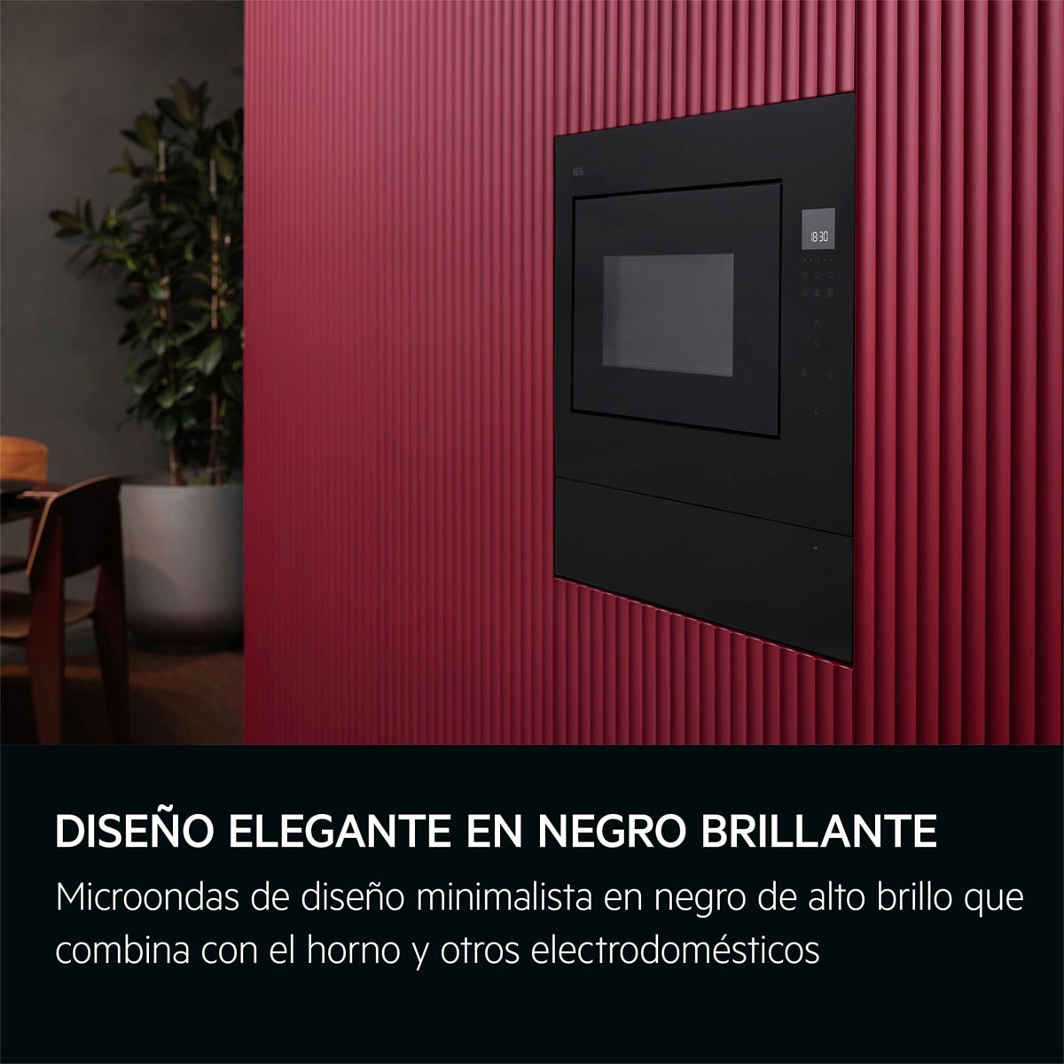 Micro-ondas com Grill AEG OS5MG20EB Convecção - Preto Preto-7