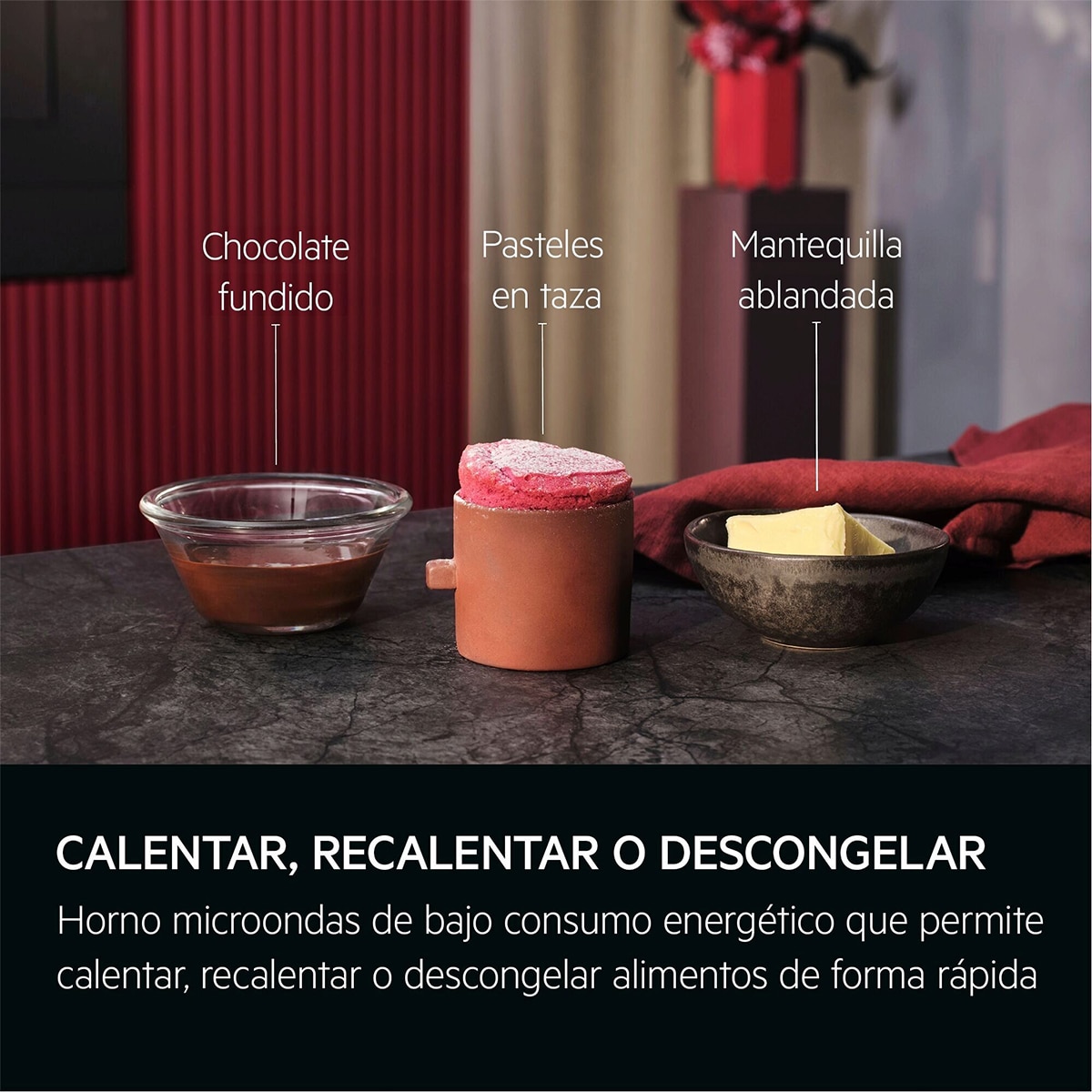 Micro-ondas com Grill AEG OS5MG20EB Convecção - Preto Preto-9