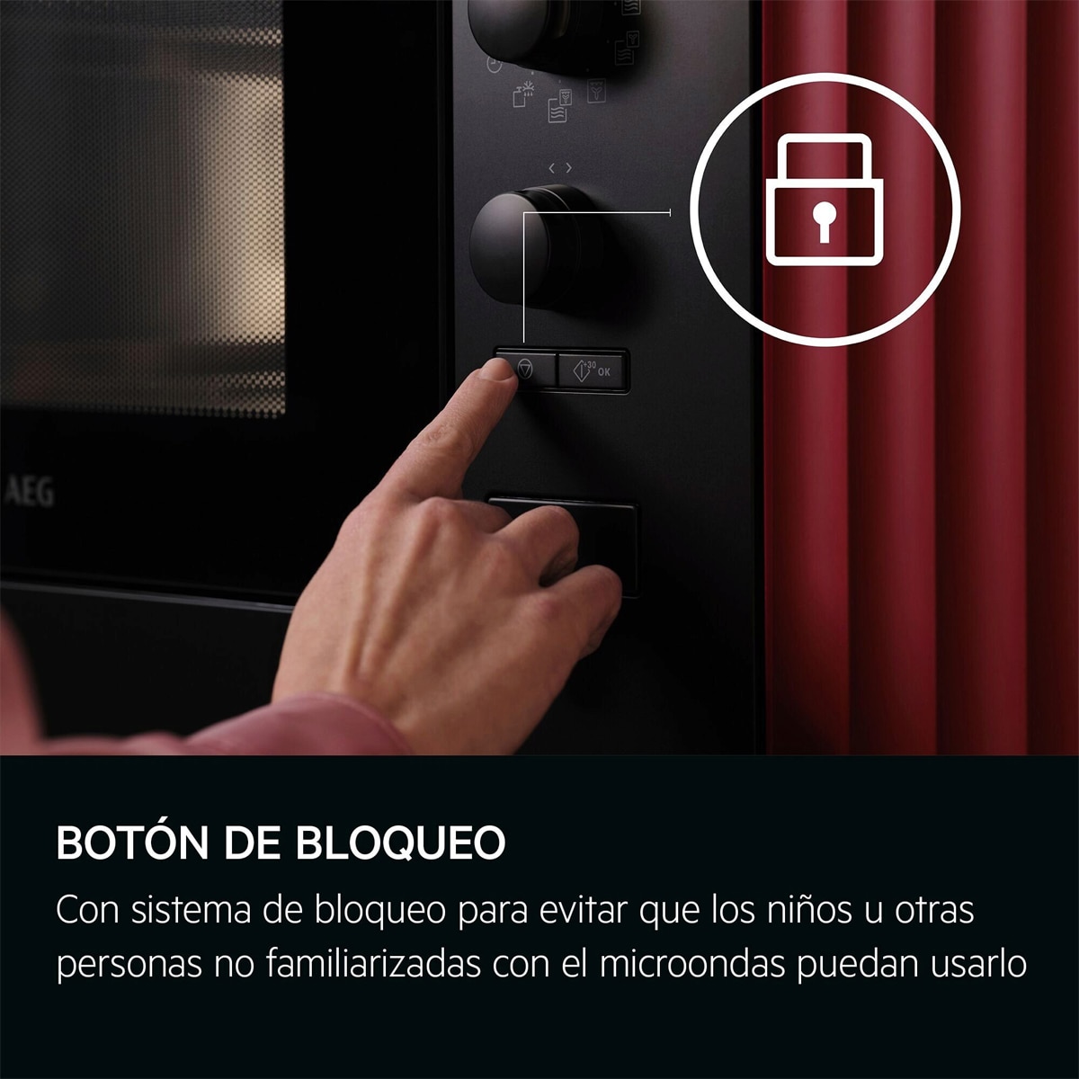Micro-ondas Encastrável com Grill AEG TMS5G25IEM de 25 Litros - Preto Preto-11