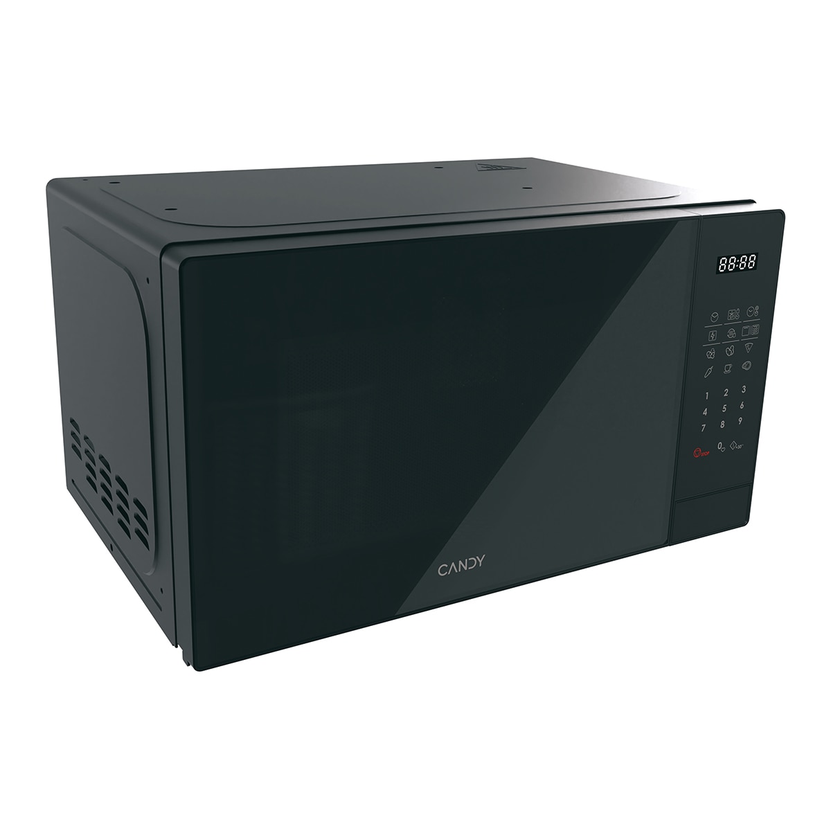 Microondas libre instalación Candy, capacidad de 20 litros, con grill - CMGA20W8STB Negro-2