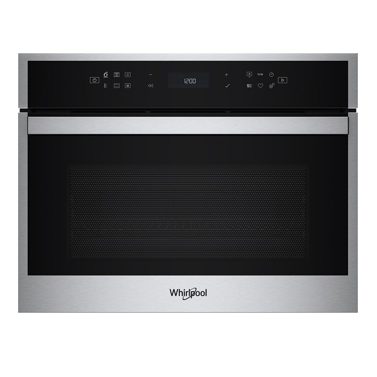 Whirlpool – Microondas integrable Whirlpool 53 litros, con grill – WCW6O7HTSX.