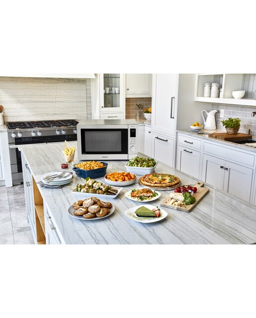 Microondas  Panasonic 34 litros con grill y Airfry - NN-CD88QSEPG Inox-5
