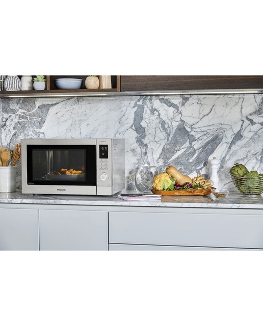 Microondas  Panasonic 34 litros con grill y Airfry - NN-CD88QSEPG Inox-8