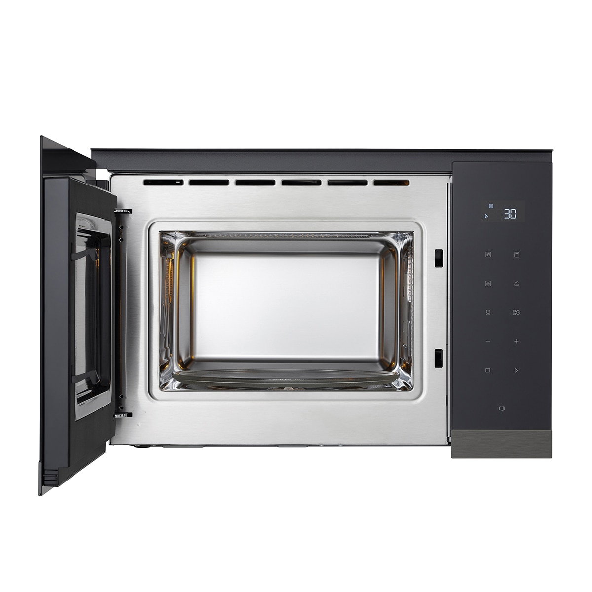 Microondas integrable LG de 25 litros y con grill - MG7Z2593 - Cristal negro Cristal negro-7