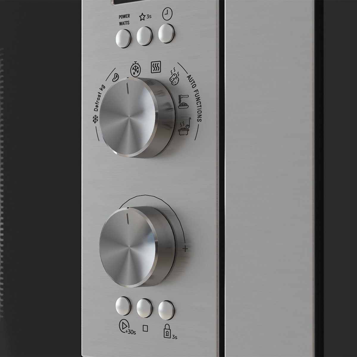 Micro-ondas com Grill Convecção Encastrável Teka MS 6200 BIH com Botões Mecânicos de 20 Litros Inox-3