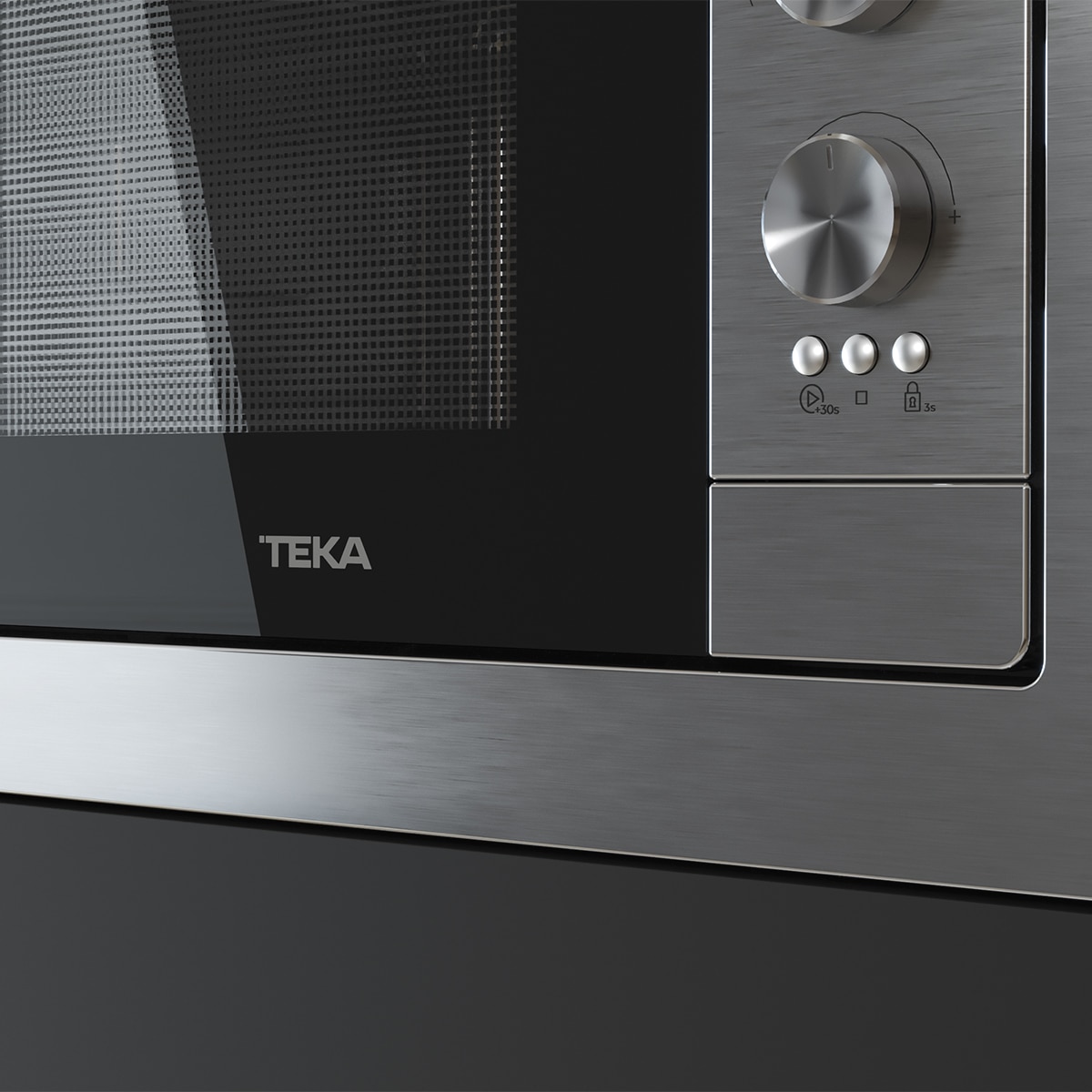 Micro-ondas com Grill Convecção Encastrável Teka MS 6200 BIH com Botões Mecânicos de 20 Litros Inox-4