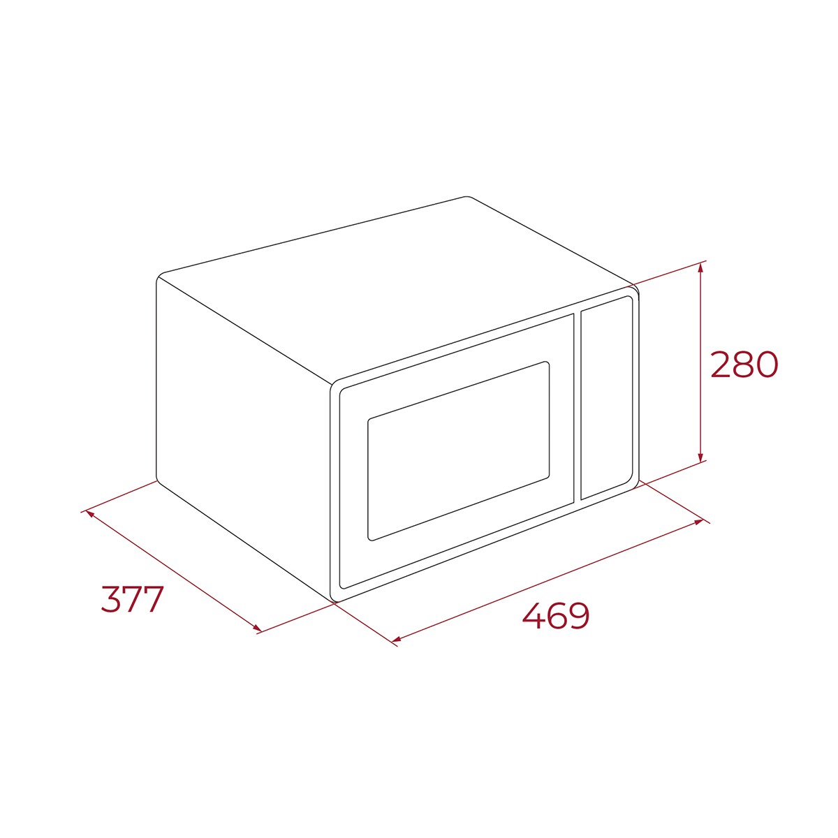 Microondas Teka de 25 litros -MWE FS25 G Negro-2