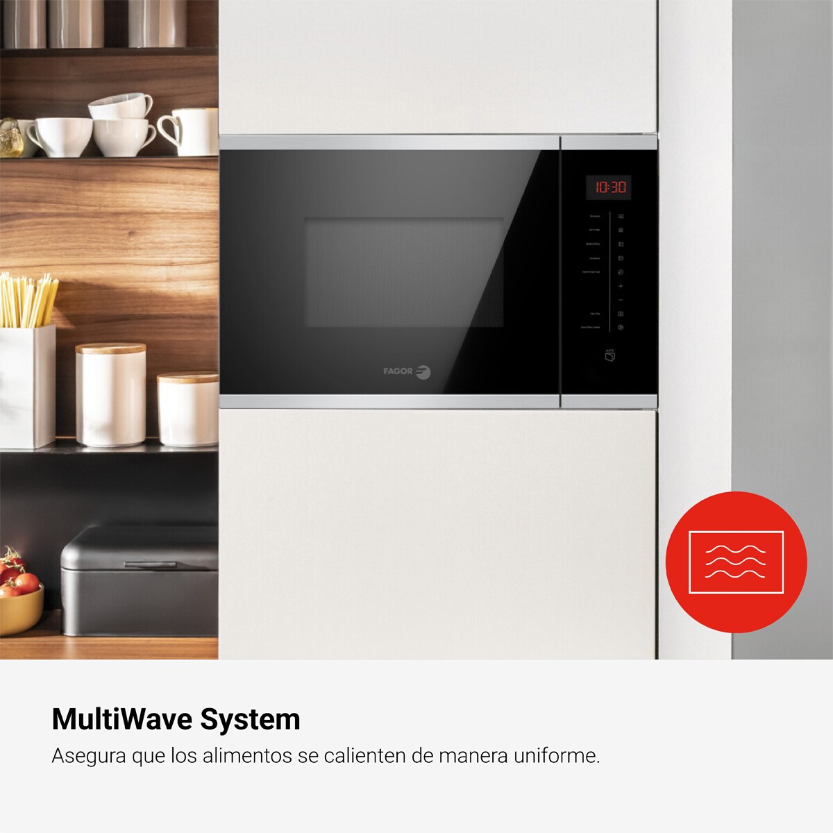 Micro-ondas Encastrável com Grill Fagor 3MWB-25BEGX Classic de 25 Litros 4