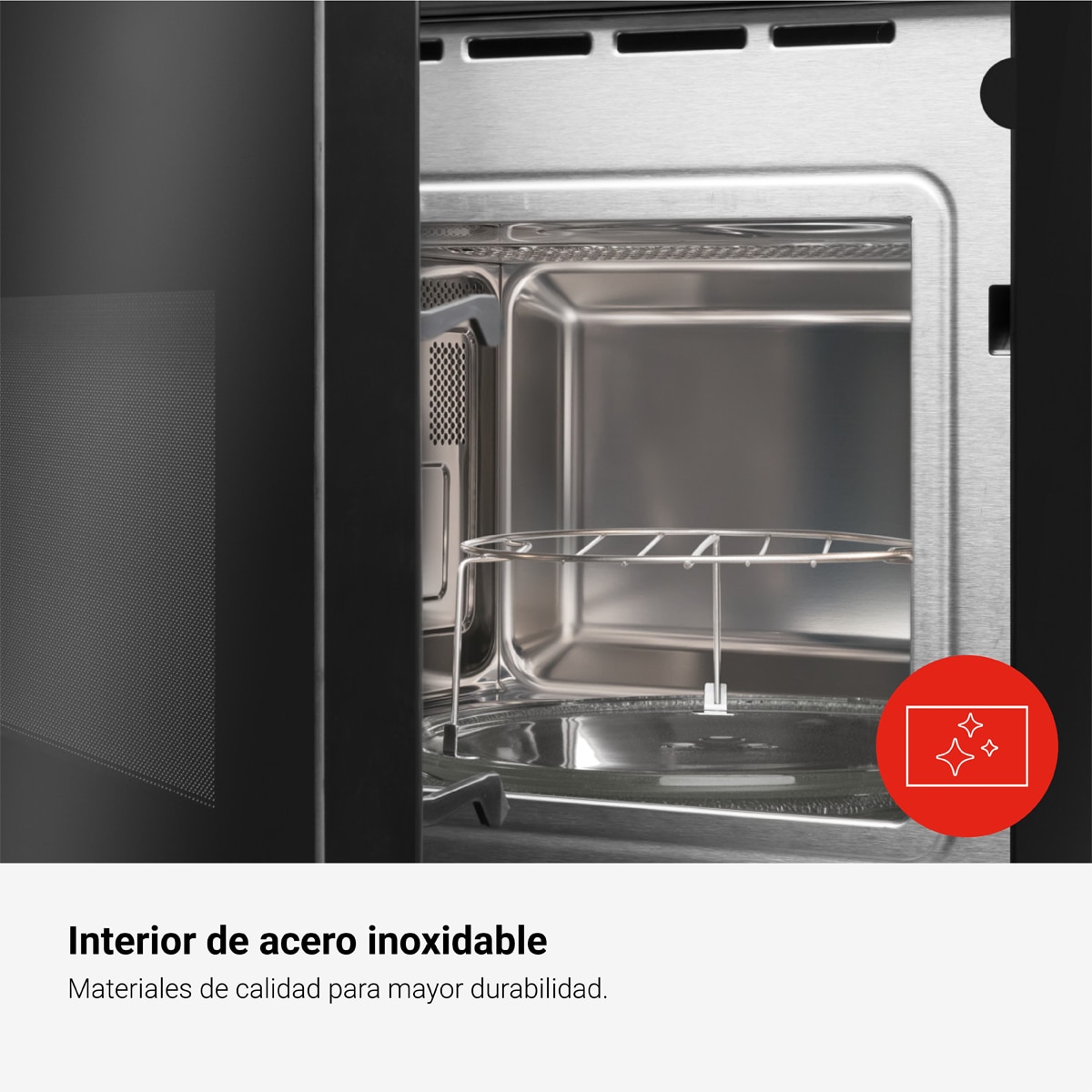 Micro-ondas com Grill Encastrável Fagor 4MWB-25BEGX de 25 Litros - Inox Inox-6