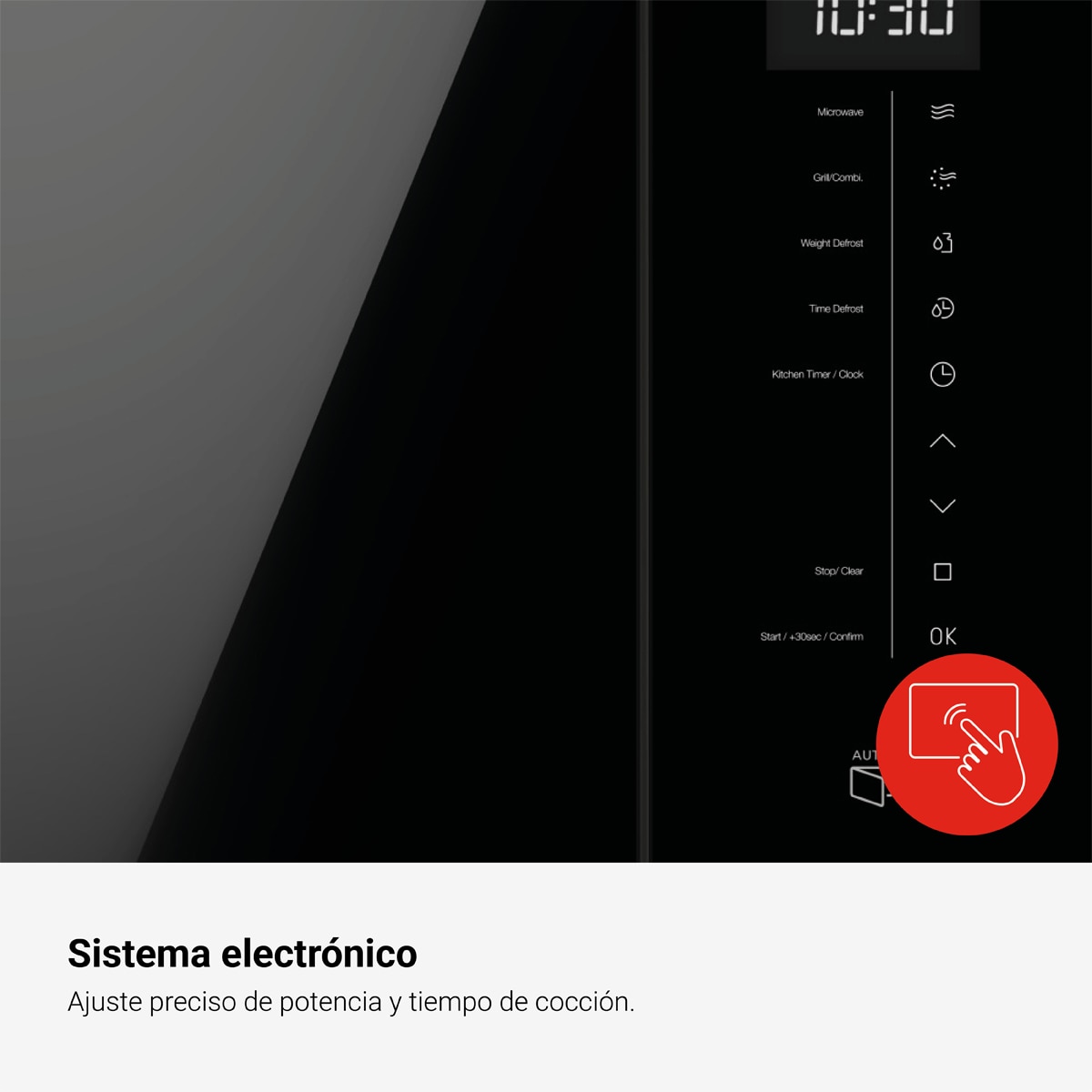 Micro-ondas com Grill Encastrável Fagor 4MWB-25MTCGN de 25 Litros - Preto Preto-8