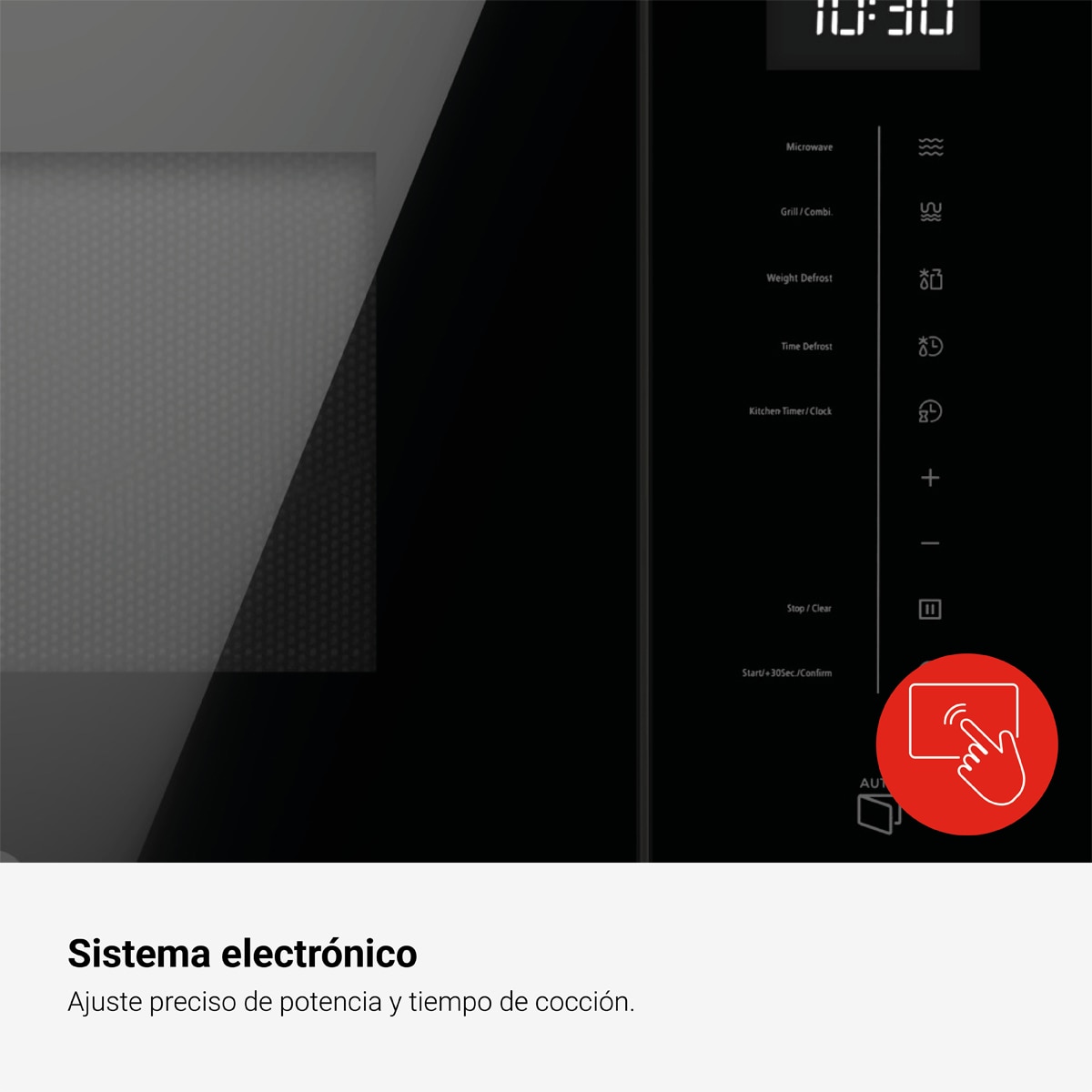 Micro-ondas Encastrável Fagor 4MWB-25BTCGN de 25 Litros - Preto 8