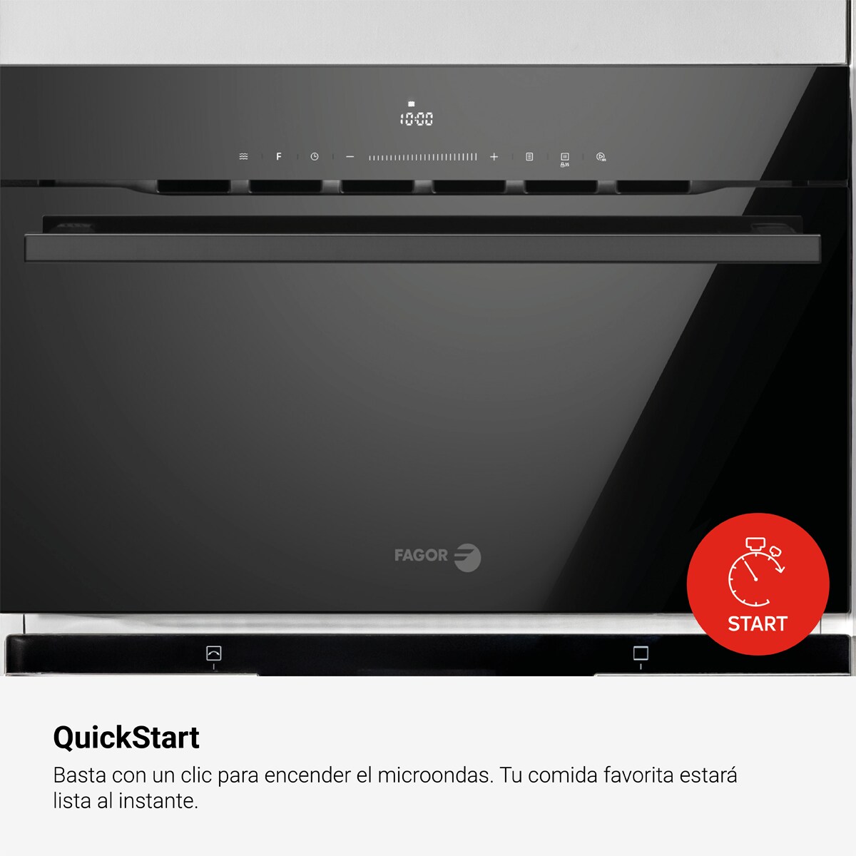 Micro-ondas com Gril Encastrável Fagor 4MWB-34MTCGN de 34 Litros - Inox 5