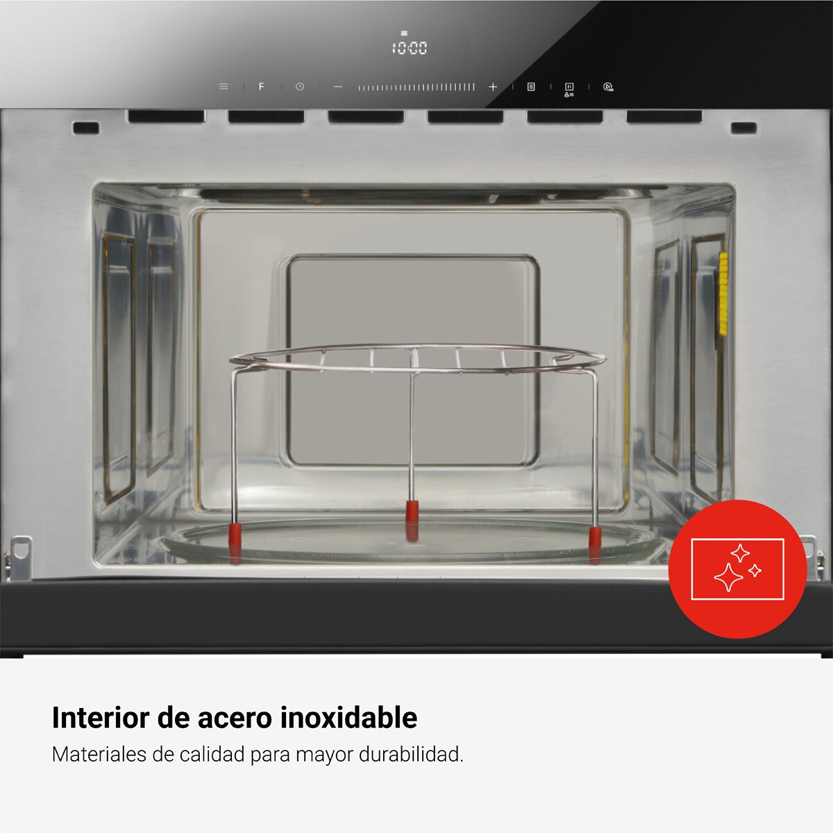 Micro-ondas com Gril Encastrável Fagor 4MWB-34MTCGN de 34 Litros - Inox 6