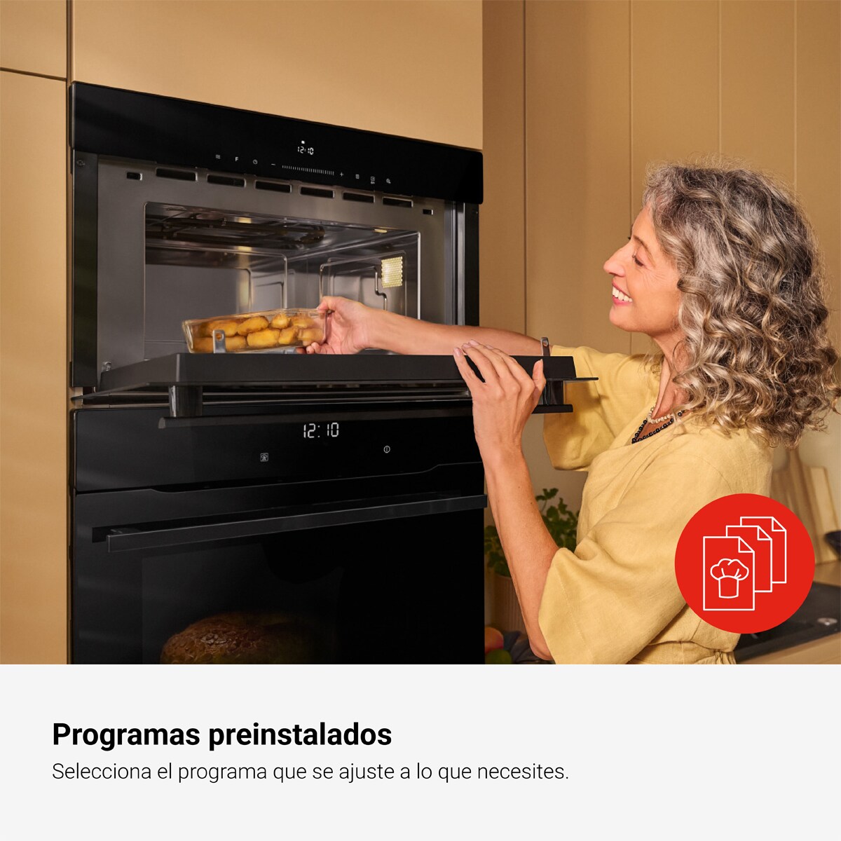 Micro-ondas com Gril Encastrável Fagor 4MWB-34MTCGN de 34 Litros - Inox 9