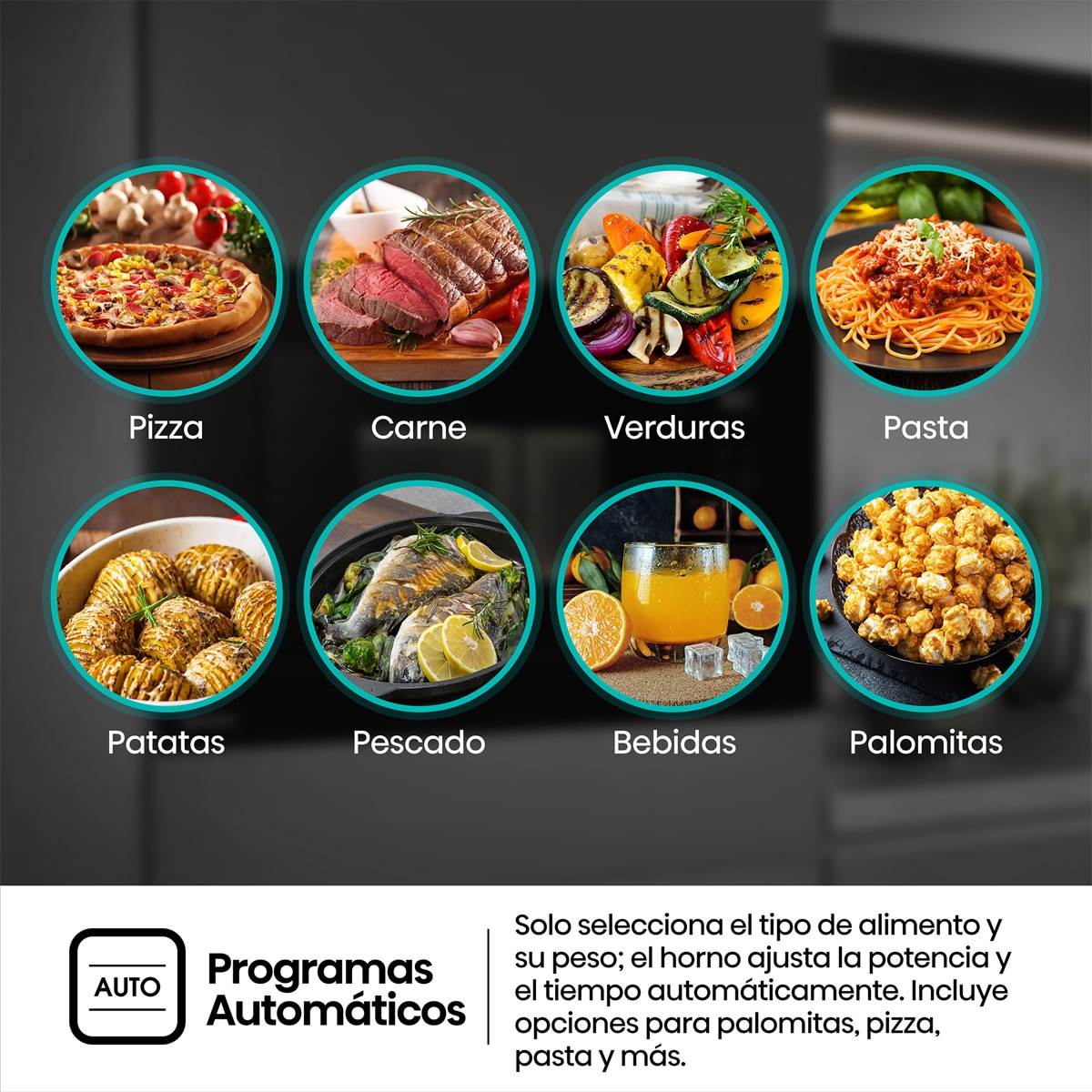 Microondas integrable Hisense 20 litros y grill - BIM320G52BG - Cristal negro Cristal negro-11