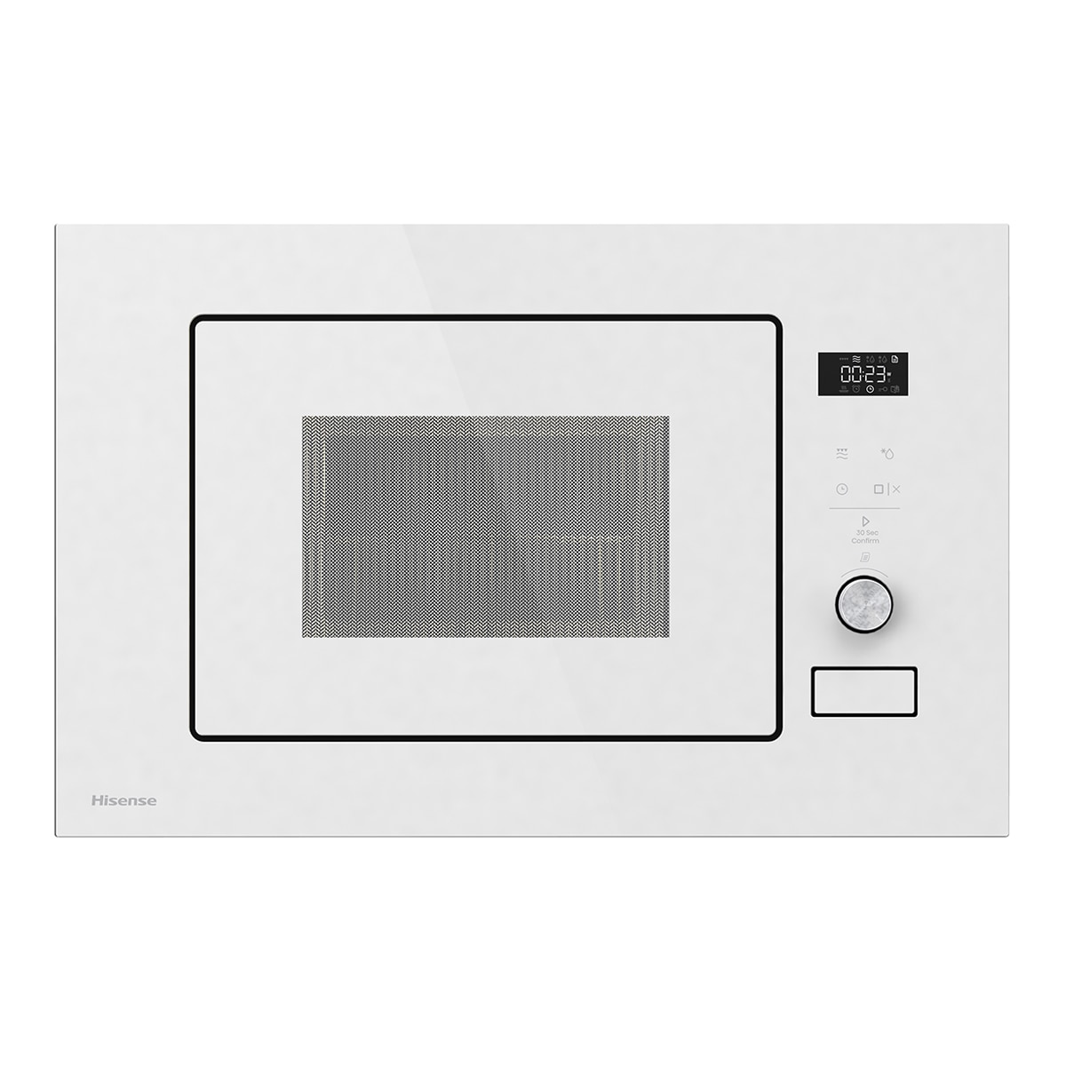 Microondas integrable Hisense 20 litros y grill - BIM320G52WG - Cristal blanco Cristal blanco-1