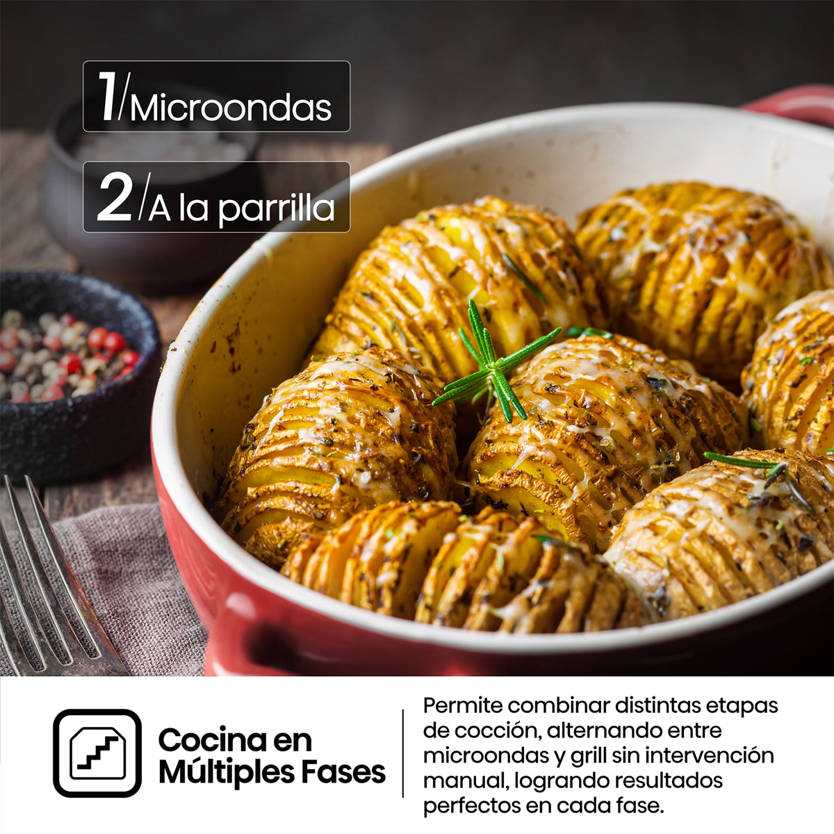 Microondas integrable Hisense 20 litros y grill - BIM320G52WG - Cristal blanco Cristal blanco-10