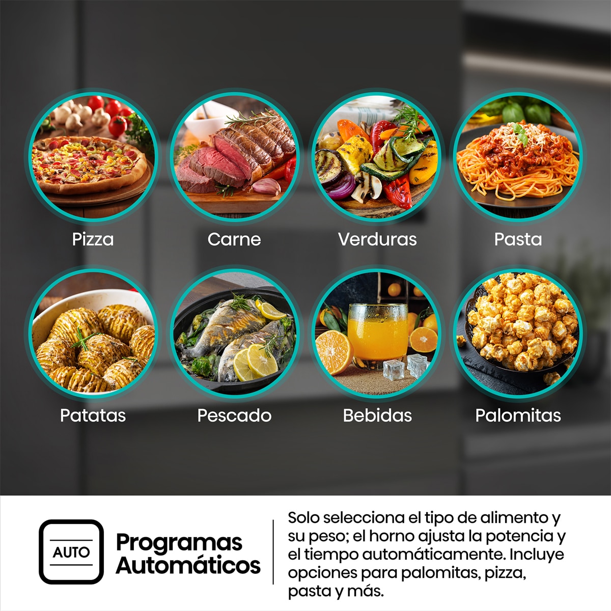 Microondas integrable Hisense 20 litros y grill - BIM320G52WG - Cristal blanco Cristal blanco-11