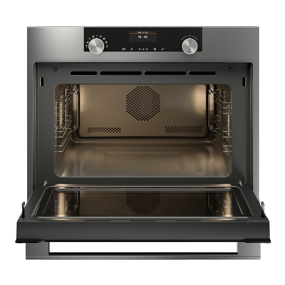 Horno microondas Asko con capacidad de 50 litros - OM8464S Acero Inox-2