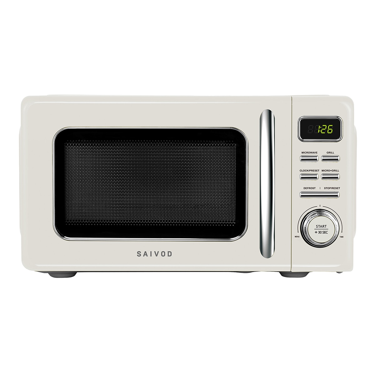 Imagen 0 de Microondas Saivod Retro de 20 L con función grill y control digital - MSGR-2726C