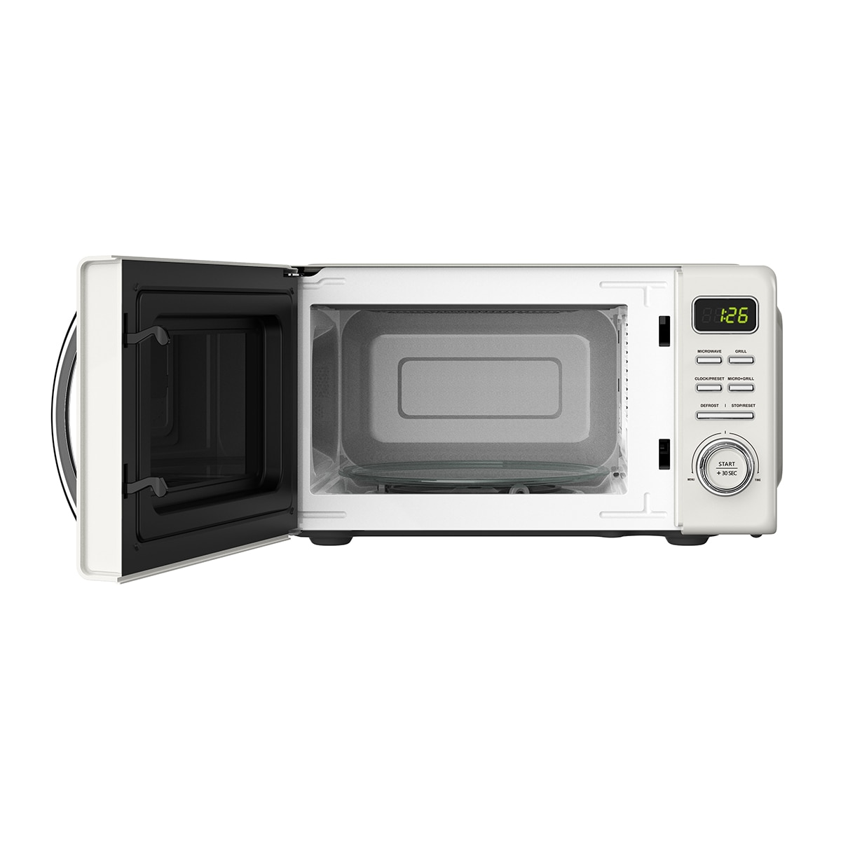 Microondas Saivod Retro de 20 L con función grill y control digital - MSGR-2726C 2