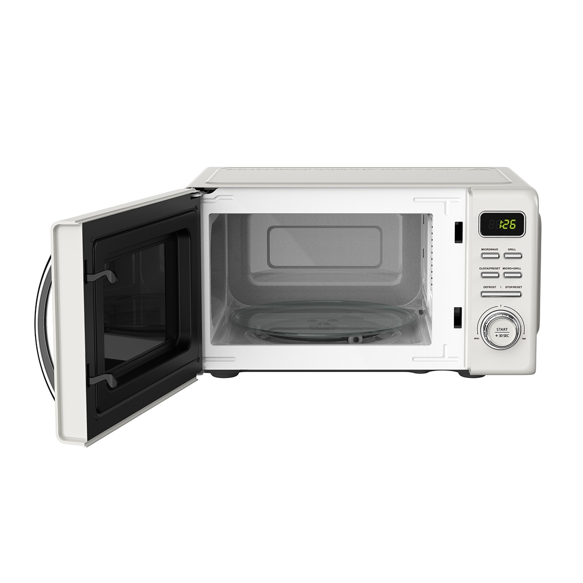 Microondas Saivod Retro de 20 L con función grill y control digital - MSGR-2726C 4