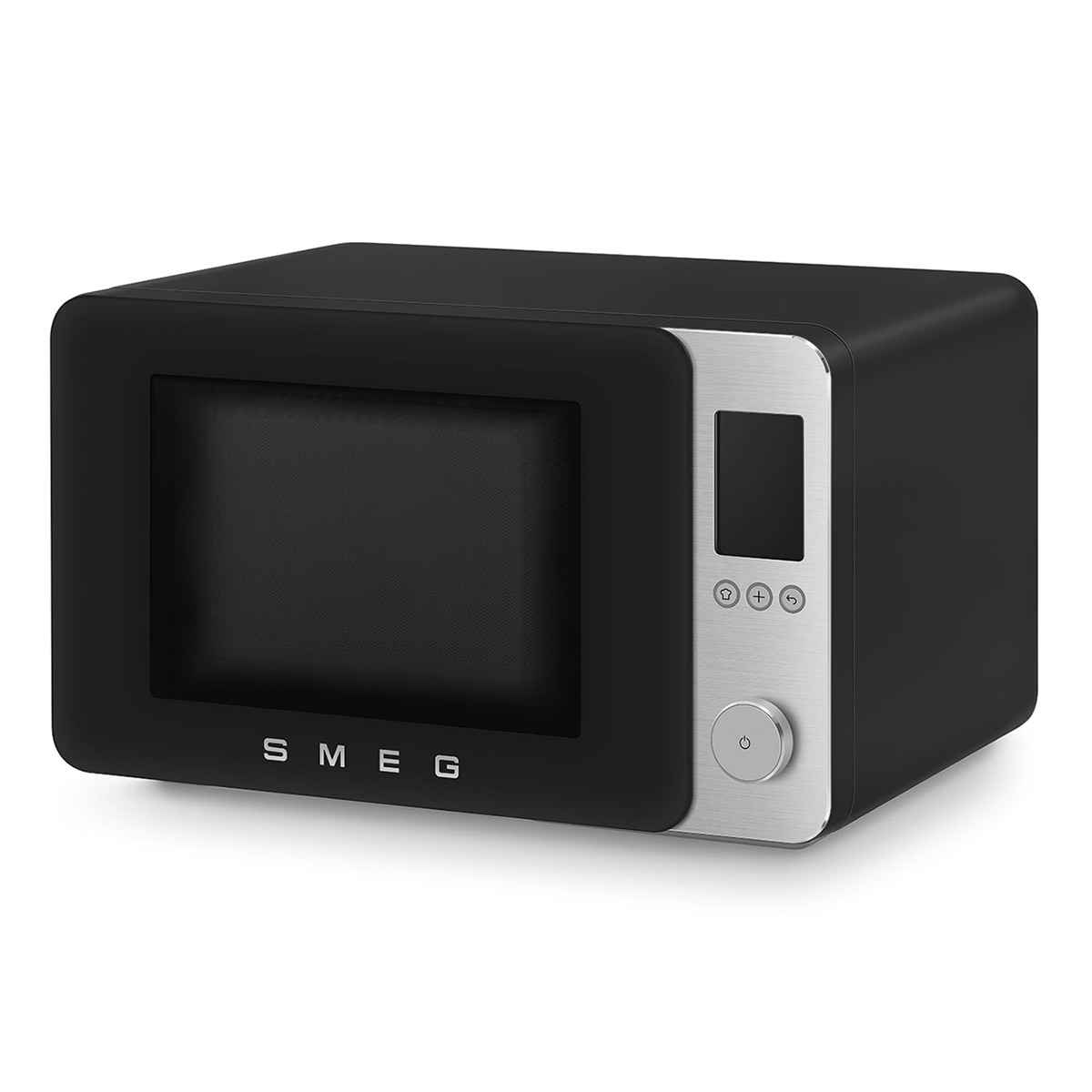Microondas Smeg 27 litros, grill y 9 funciones negro mate - MOC02BLMEU Negro mate-4