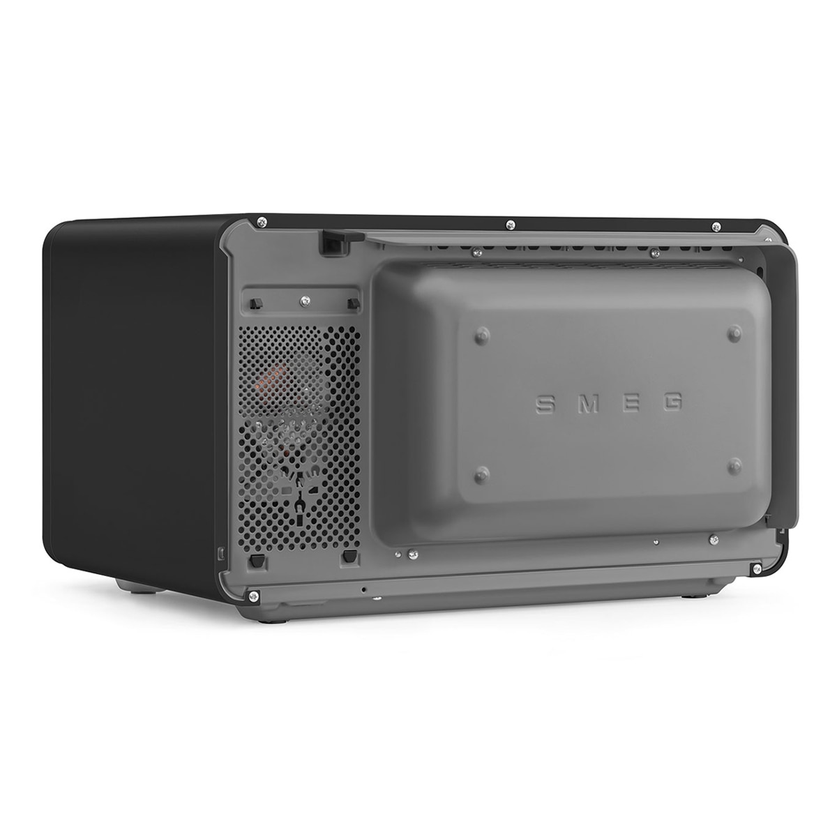 Microondas Smeg 27 litros, grill y 9 funciones negro mate - MOC02BLMEU Negro mate-9