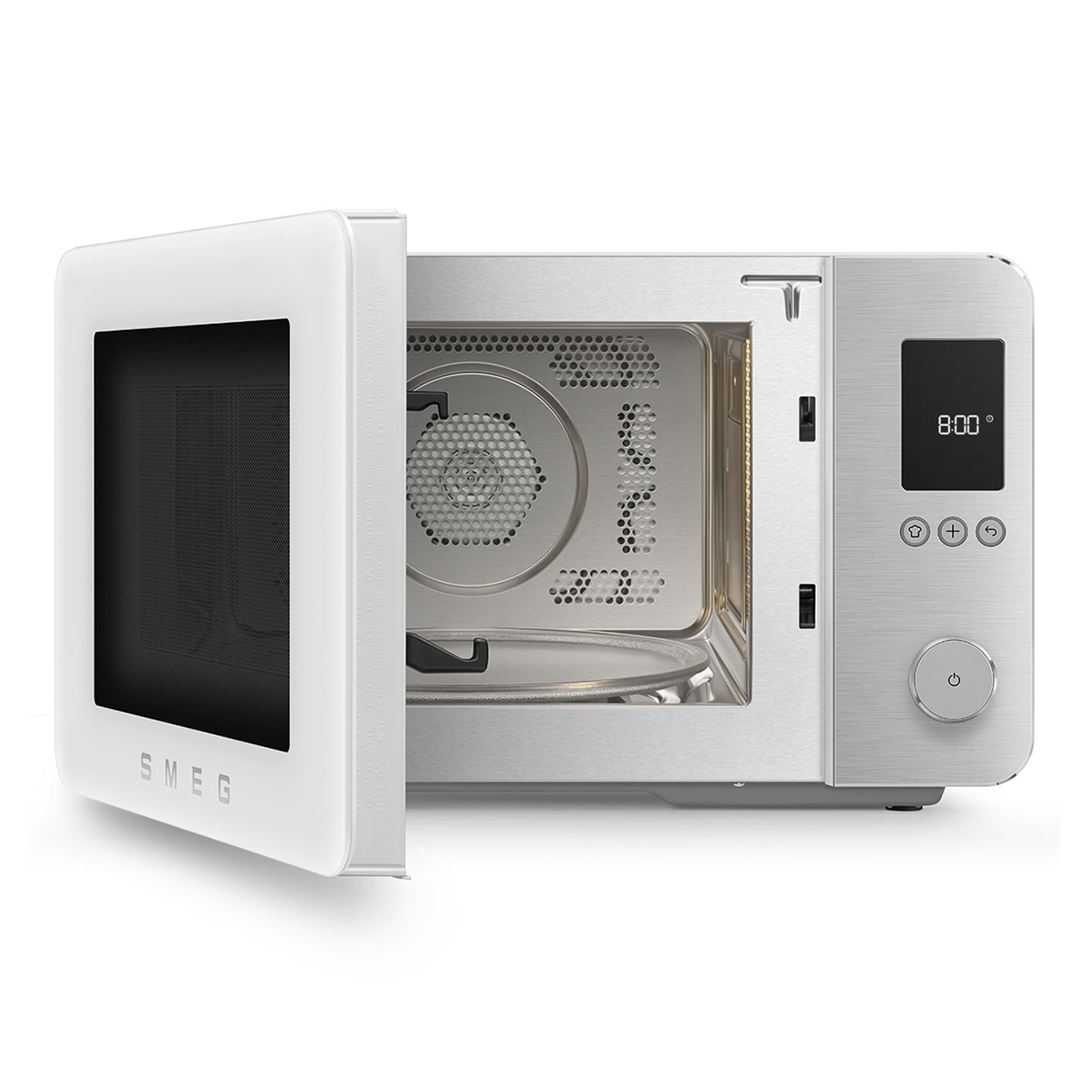 Microondas Smeg 27 litros, grill y 9 funciones blanco mate - MOC02WHMEU Blanco mate-2