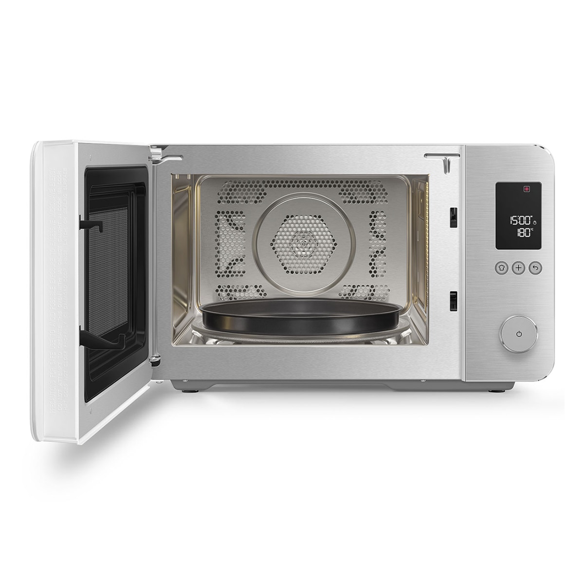 Microondas Smeg 27 litros, grill y 9 funciones blanco mate - MOC02WHMEU Blanco mate-6