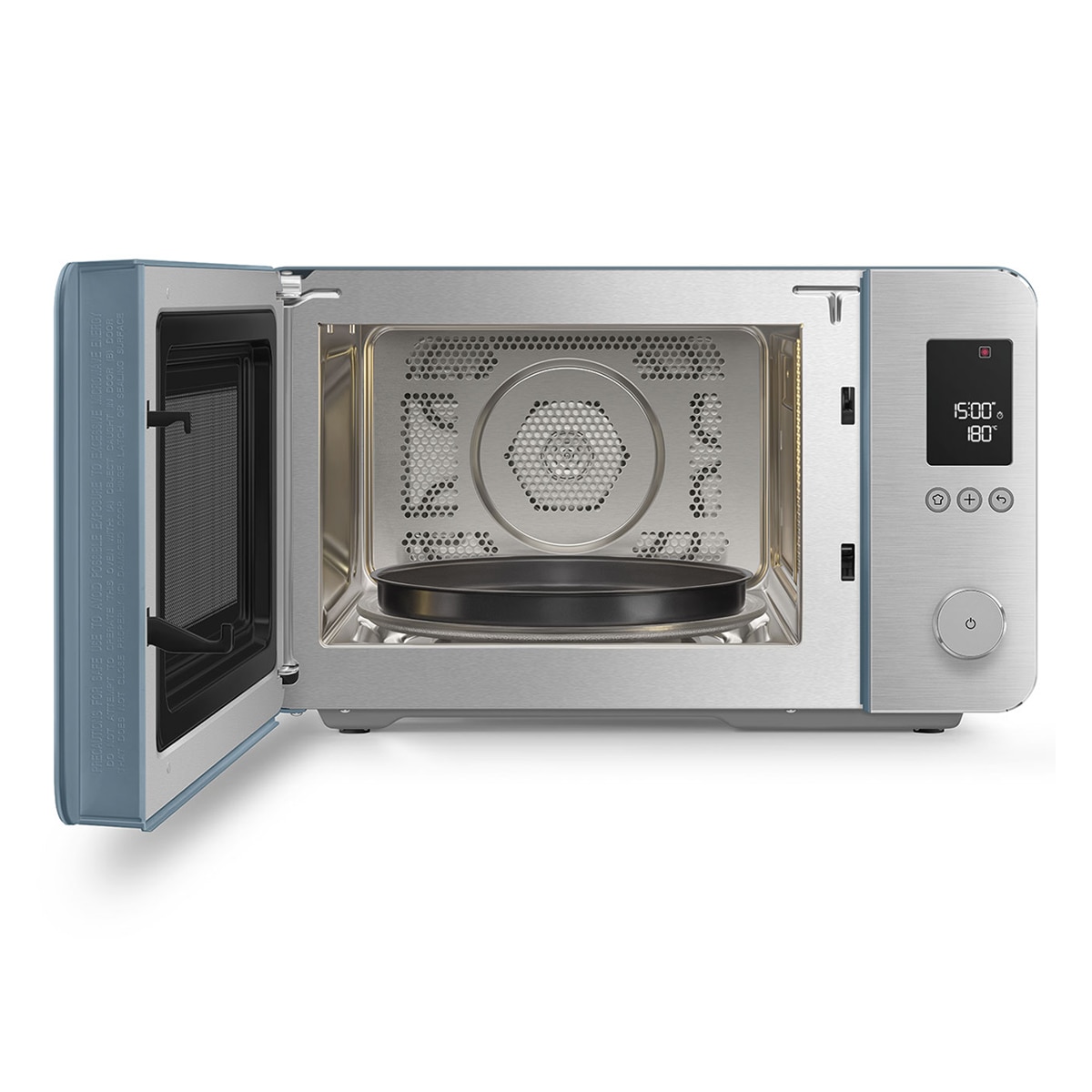 Microondas Smeg 27 litros, grill y 9 funciones azul tormenta - MOC02SBMEU - Azul Tormenta Azul Tormenta-6