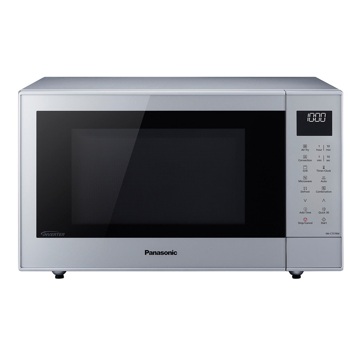 Panasonic - Microondas Panasonic con Air Fryer, 27 litros - NN-CT57RMEPG.