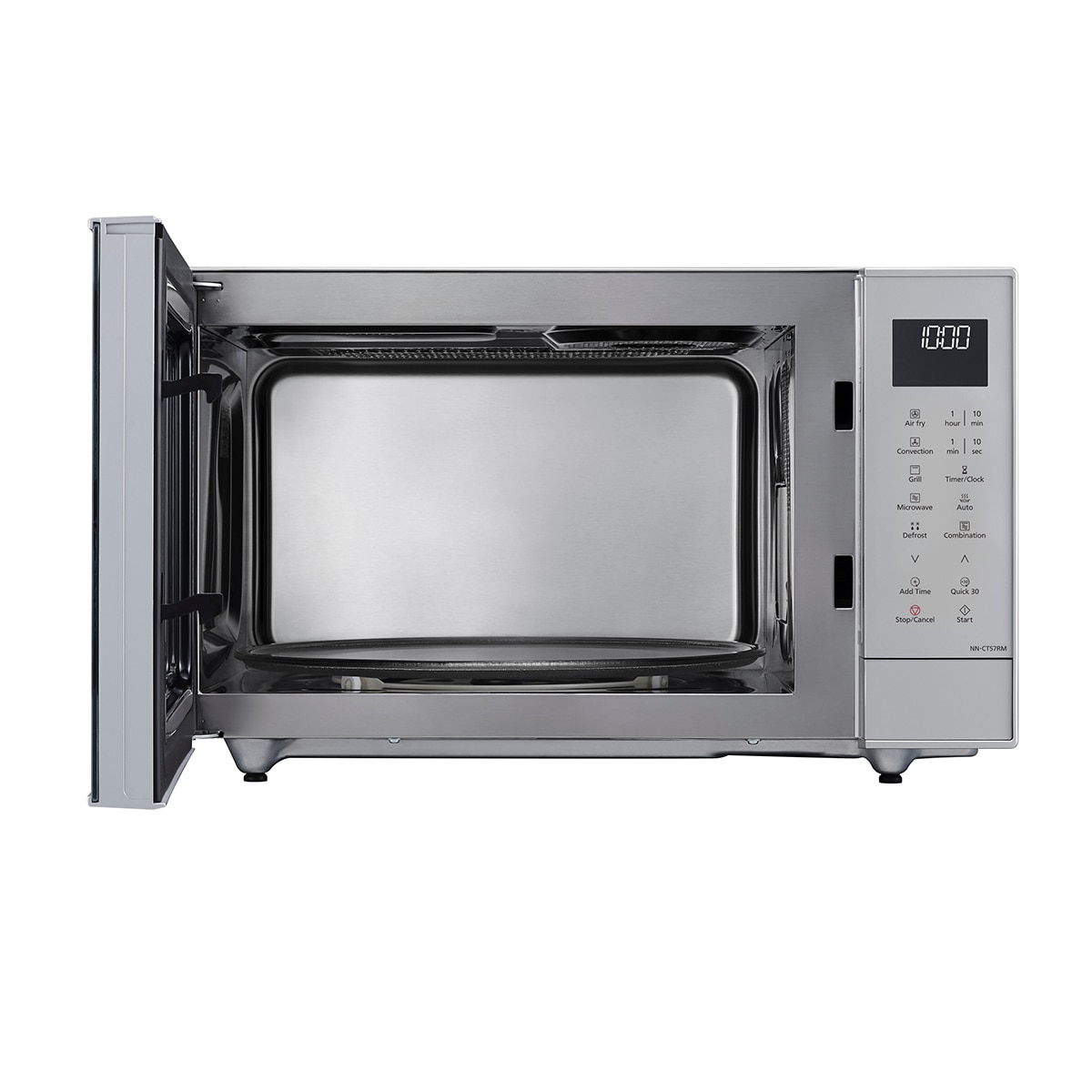 Microondas Panasonic con Air Fryer, 27 litros - NN-CT57RMEPG 2
