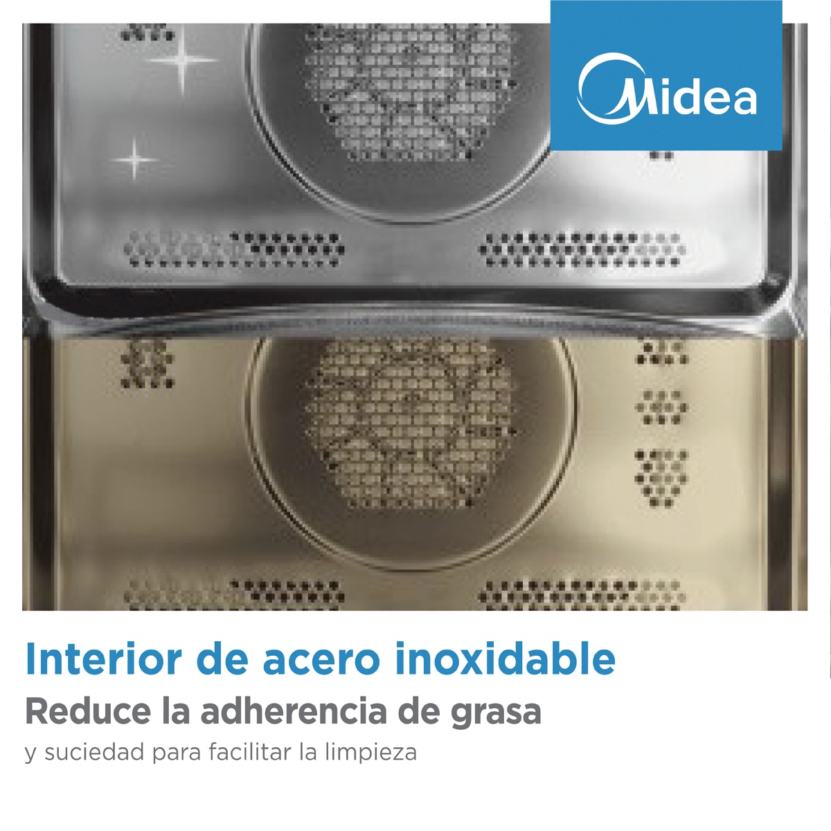Micro-ondas com Grill Encastrável Midea MBO-TG20MASE(WH) de 20 Litros - Branco Branco-5