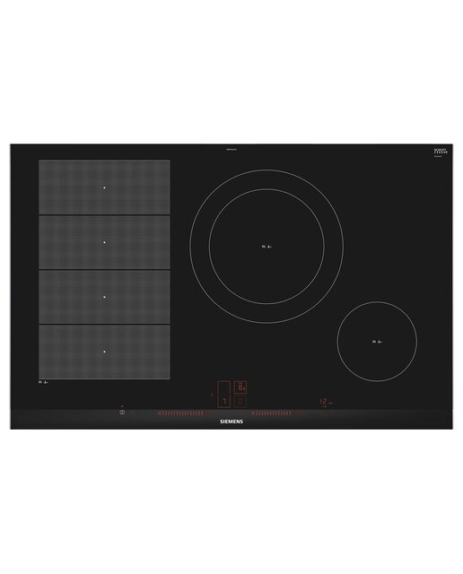 Imagem 0 de Placa de Indução Siemens IQ700 EX875LEC1E Zona Flex, de 4 Zonas e de 80 cm - Preto