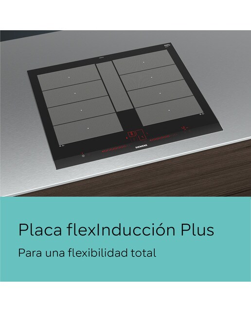 Placa de Indução Siemens iQ700 EX675LYC1E com 4 Zonas e de 60 cm - Preto Preto-3