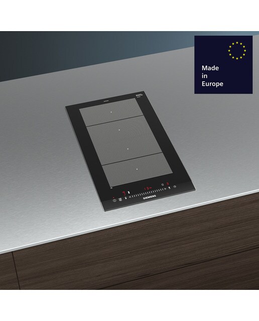 Placa Modular de Indução Flexinduction Siemens iQ700 EX375FXB1E de 1 Zona e de 30 cm - Preto Preto-3